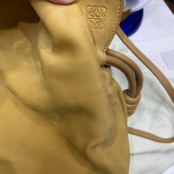 LOEWE
Flamenco leather-trimmed nubuck clutch - Picture 15 of 16